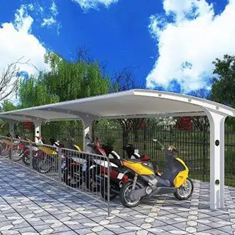 茂县膜结构电动车棚